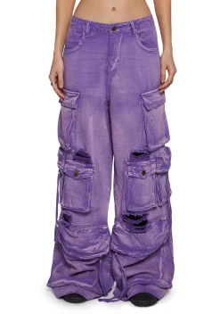 Widow Bottoms|Pants*Wicked Persuasion Cargo Jeans