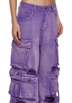 Widow Bottoms|Pants*Wicked Persuasion Cargo Jeans