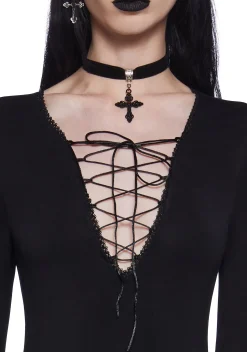 Widow Dresses*Wicked Spell Lace-Up Dress