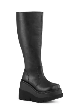 Demonia Boots|Platforms*Wide Calf Shaker-100 Knee High Boots