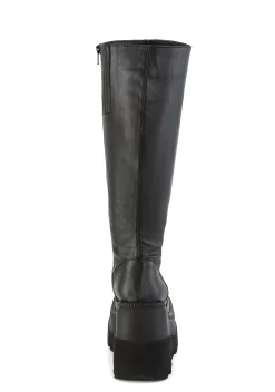 Demonia Boots|Platforms*Wide Calf Shaker-100 Knee High Boots
