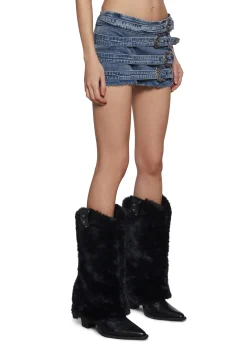 Sugar Thrillz Bottoms|Skirts*Wild Hearts Micro Skirt