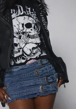 Sugar Thrillz Bottoms|Skirts*Wild Hearts Micro Skirt