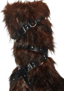 Club Exx Boots|Platforms*Wild Instincts Faux Fur Boots - Chocolate