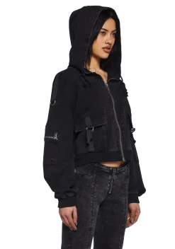 Current Mood Outerwear|Sweatshirts & Hoodies*Wild Ranger Cropped Cargo Jacket