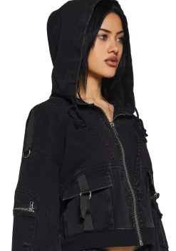Current Mood Outerwear|Sweatshirts & Hoodies*Wild Ranger Cropped Cargo Jacket