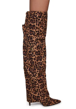 x_Bamboo Boots*Wild Things Leopard Boots