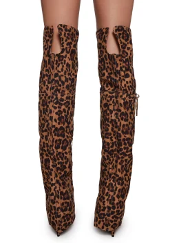 x_Bamboo Boots*Wild Things Leopard Boots