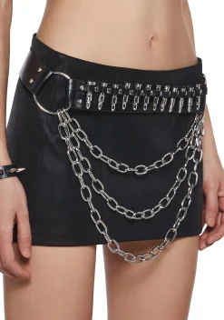 Widow Belts & Harnesses*Wild Thrash Bullet Chain Belt