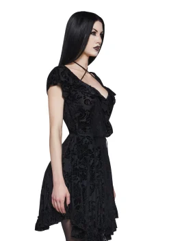 Widow Dresses|Plus*Wildflower Dreams Wrap Dress - Black