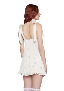 Sugar Thrillz Dresses|Mini Dresses*Wildflower Fables Mini Dress - Ivory