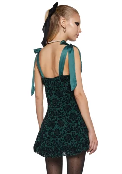 Sugar Thrillz Dresses|Mini Dresses*Wildflower Fables Mini Dress - Green