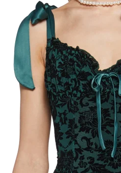 Sugar Thrillz Dresses|Mini Dresses*Wildflower Fables Mini Dress - Green