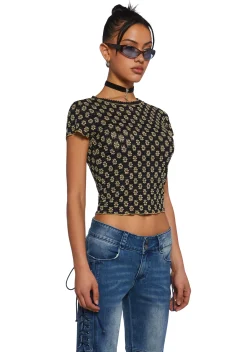 dELiA*s by Dolls Kill Tops|Plus*Will Dare You Baby Tee
