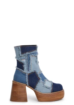 dELiA*s by Dolls Kill Boots*Winding Roads Ankle Boots - Denim
