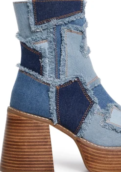 dELiA*s by Dolls Kill Boots*Winding Roads Ankle Boots - Denim