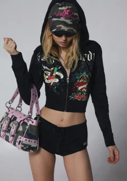 Dolls Kill x Von Dutch Tops*Winged Dagger Tube Top