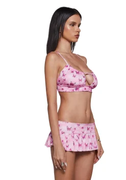 Sugar Thrillz Swim*Winged Icon Bikini Skirt Set