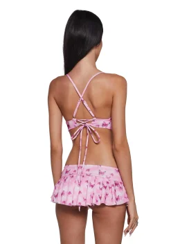 Sugar Thrillz Swim*Winged Icon Bikini Skirt Set
