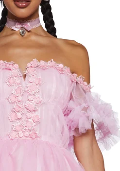 Sugar Thrillz Dresses|Mini Dresses*Winter Rose Mini Dress - Pink