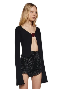 Widow Bottoms|Shorts*Wishful Kisses Velvet Shorts