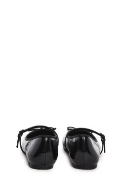 Sugar Thrillz Flats*Woven Love Ballet Flats - Black