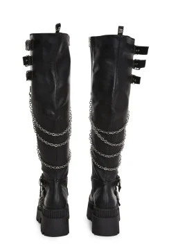Demonia Boots*Wrath-310 Knee High Boots