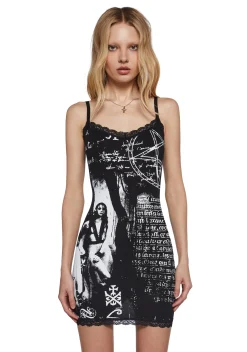 Widow Dresses|Mini Dresses*Written Prophecy Mini Dress