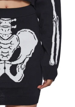 Trickz N' Treatz Matching Sets*X-Ray Vision Knit Skirt Set