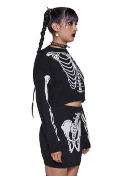 Trickz N' Treatz Matching Sets*X-Ray Vision Knit Skirt Set