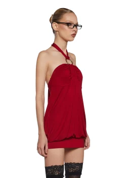 Generation Kiss Dresses|Mini Dresses*Y2K Bubble Mini Dress - Red