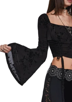 Current Mood Tops|Plus*Your Fate Long Sleeve Top - Black