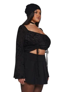 Current Mood Tops|Plus*Your Fate Long Sleeve Top - Black