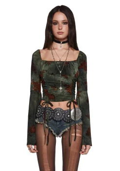 Current Mood Tops|Plus*Your Fate Long Sleeve Top - Green