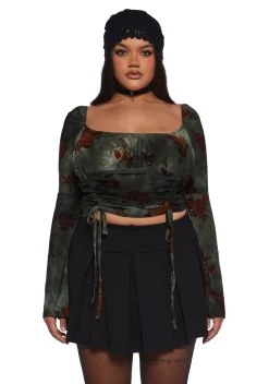 Current Mood Tops|Plus*Your Fate Long Sleeve Top - Green