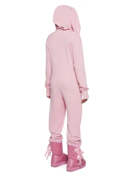 Sugar Thrillz Jumpsuits & Rompers|Plus*Your Snow Bunny Hooded Jumpsuit