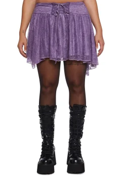 Current Mood Bottoms|Skirts*Your Vibe Attracts Lace Mini Skirt