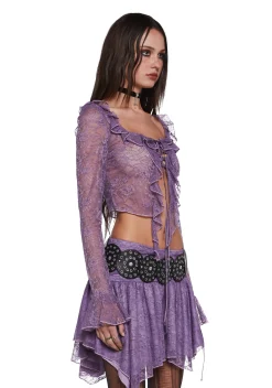 Current Mood Bottoms|Skirts*Your Vibe Attracts Lace Mini Skirt