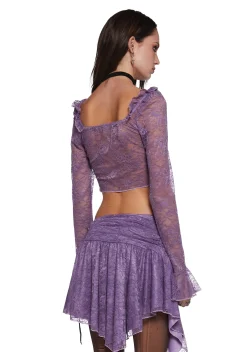 Current Mood Bottoms|Skirts*Your Vibe Attracts Lace Mini Skirt