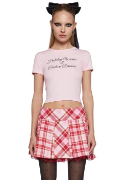 Sugar Thrillz Tops|Plus*Your Wish List Baby Tee